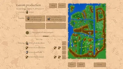 Capturas de tela do Warlords Classic Strategy