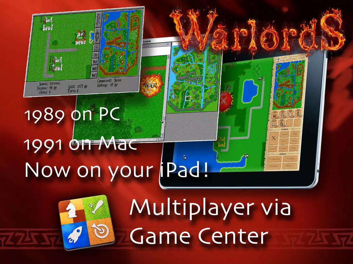 Captures d'écran de Warlords Classic LITE - official port from Mac/PC/Amiga iPad 