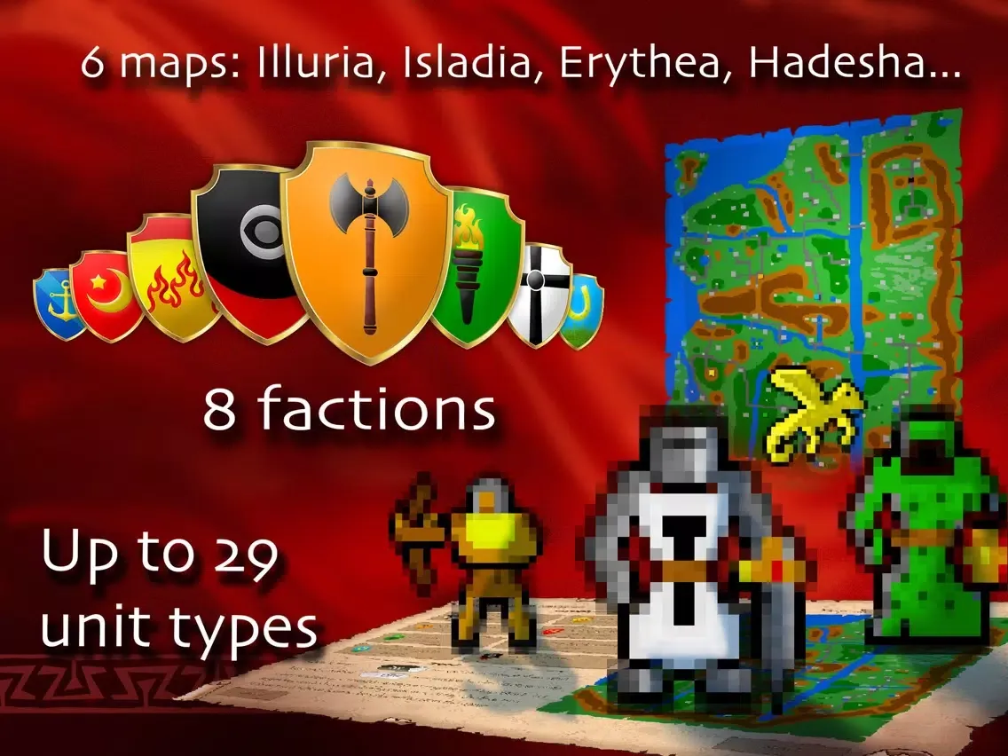Warlords Classic LITE - official port from Mac/PC/Amiga iPad  스크린샷