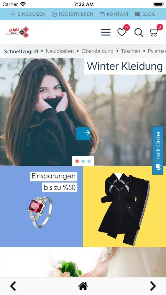 Zrzuty ekranu ALSHARQ