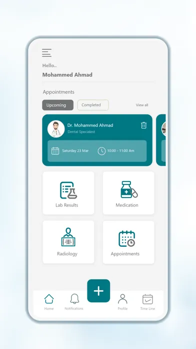 Ảnh chụp màn hình của Al-Salam Hospital App