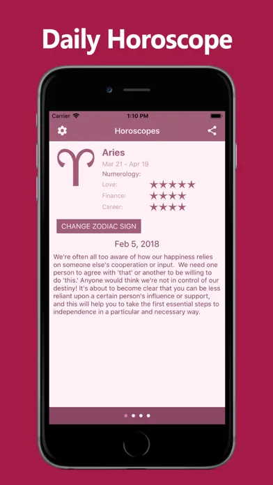 Daily Horoscope 2023 + Screenshots