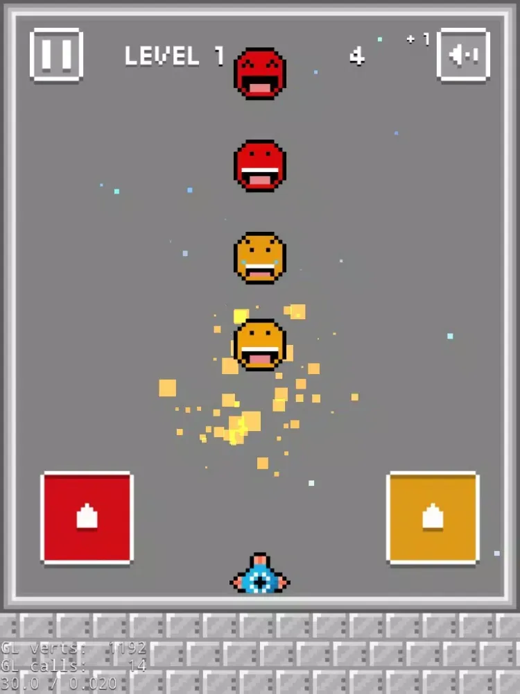 Capturas de tela do Pixel Face Rush - Shoot the stupid faces iPad 