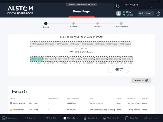 Alstom DBB iPad  Screenshots