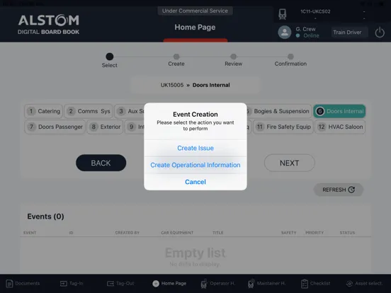 Alstom DBB iPad  Screenshots
