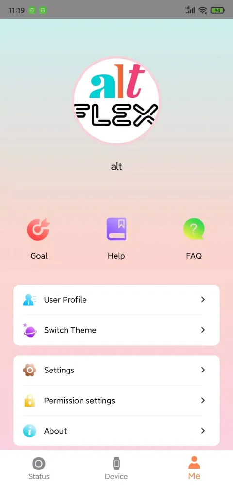Capturas de pantalla de alt Flex