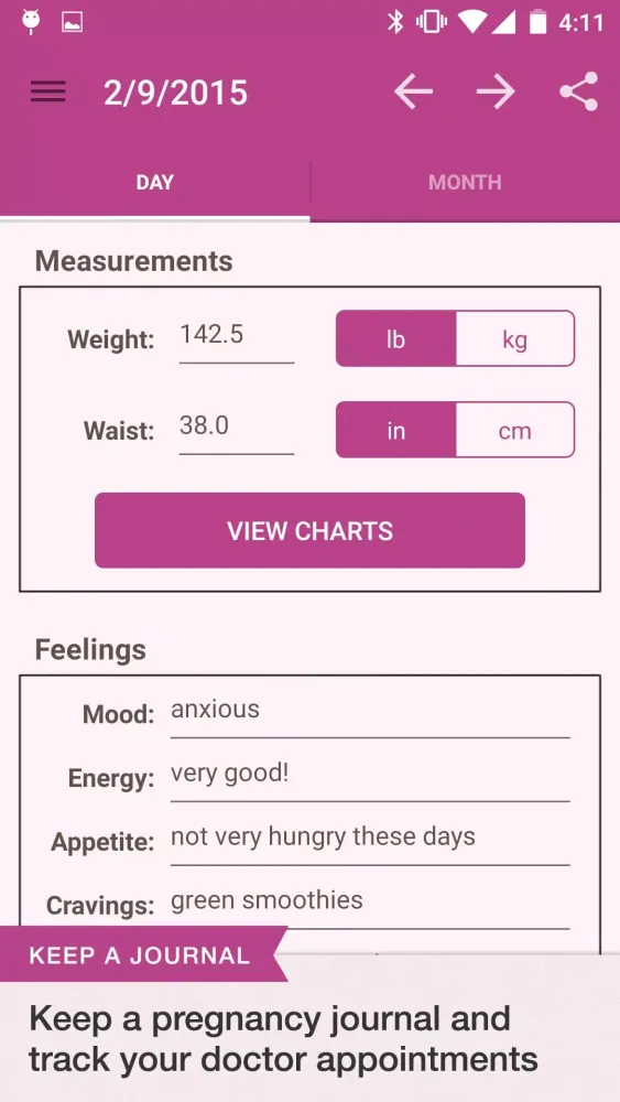 BabyBump Pro Screenshots