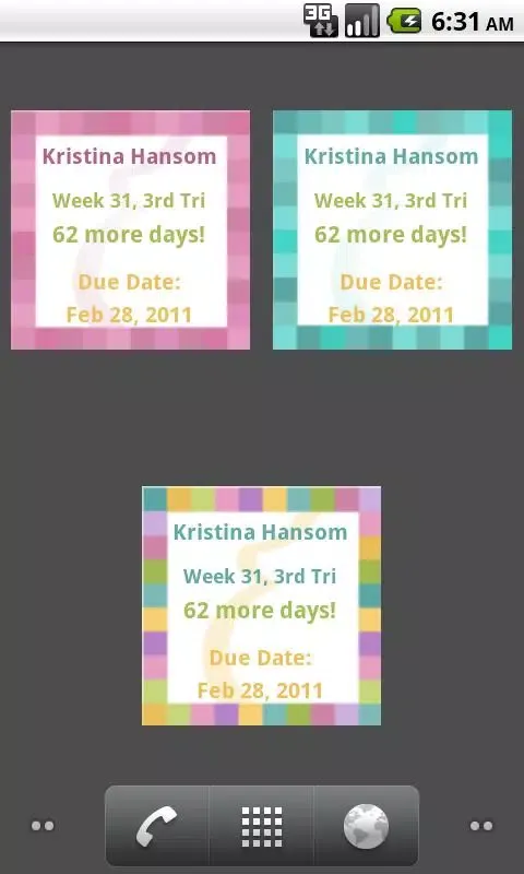 BabyBump Pro Screenshots