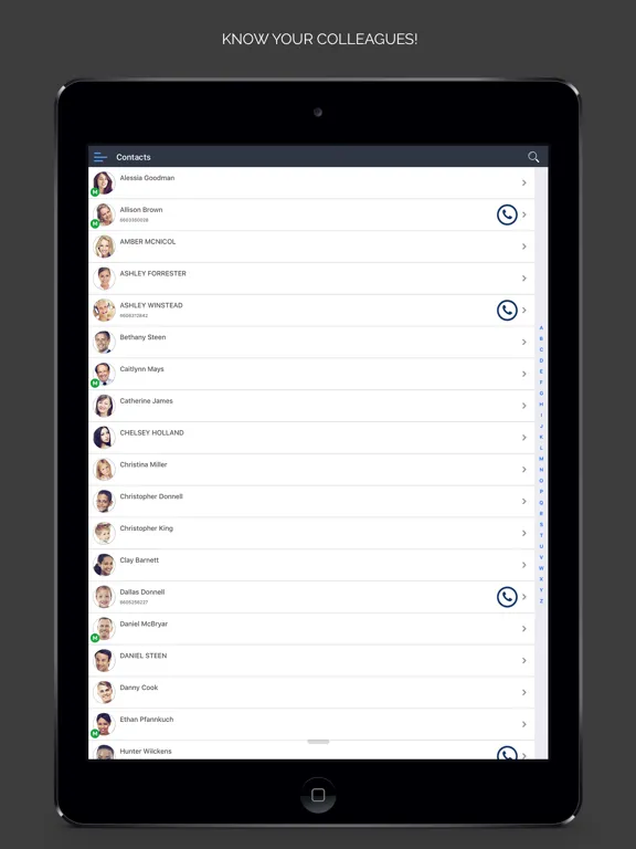 ภาพหน้าจอของ Altametrics Schedules iPad 