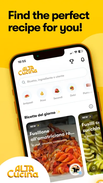 Al.ta Cucina: social recipes! Ekran Görüntüleri