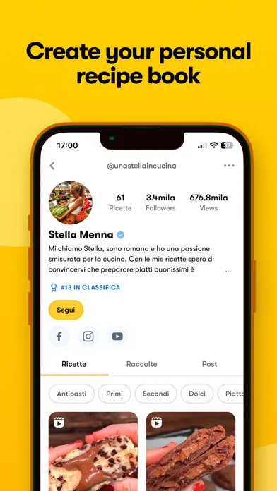 Al.ta Cucina: social recipes! Ekran Görüntüleri
