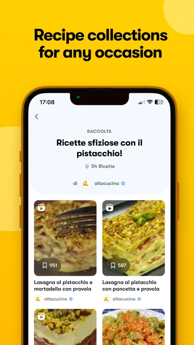 Al.ta Cucina: social recipes! Ekran Görüntüleri
