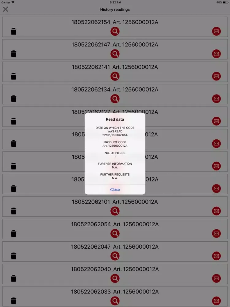 Capturas de tela do Altair Filter CODE iPad 