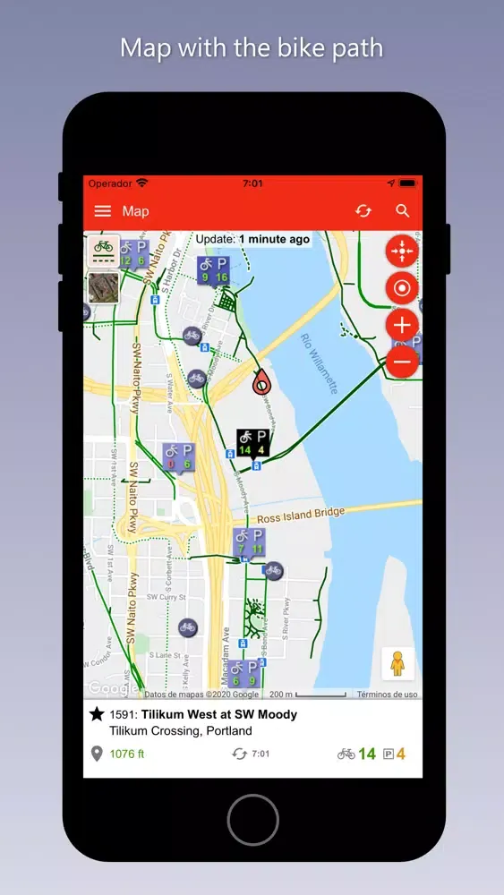 Ảnh chụp màn hình của Portland Bikes