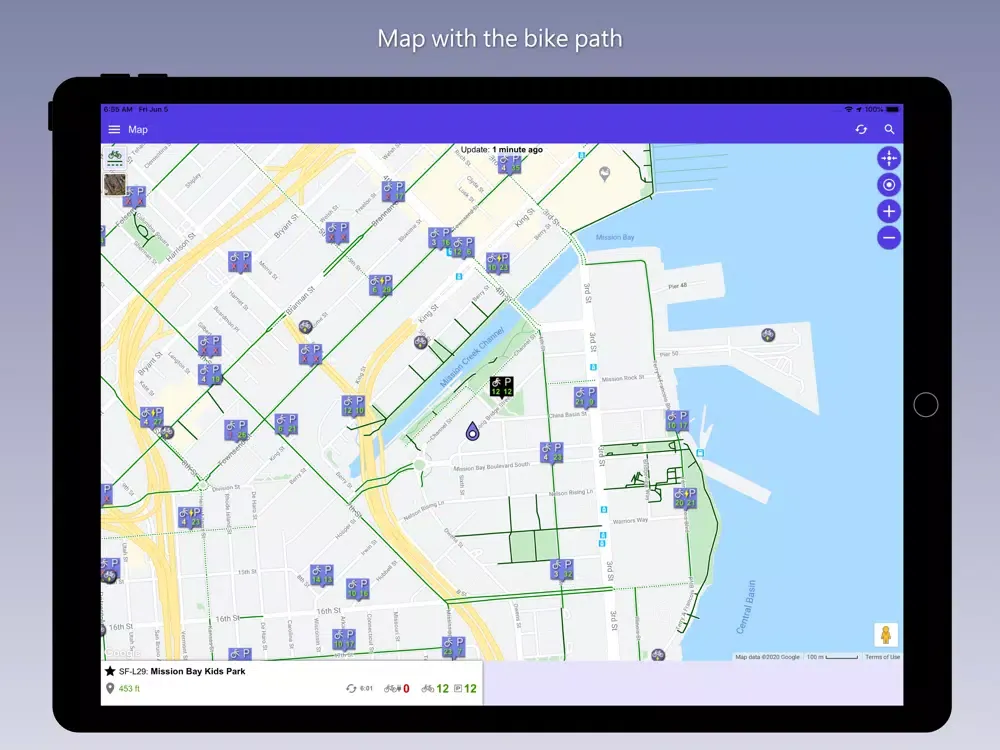 تصاویر Bay Area Bikes iPad 