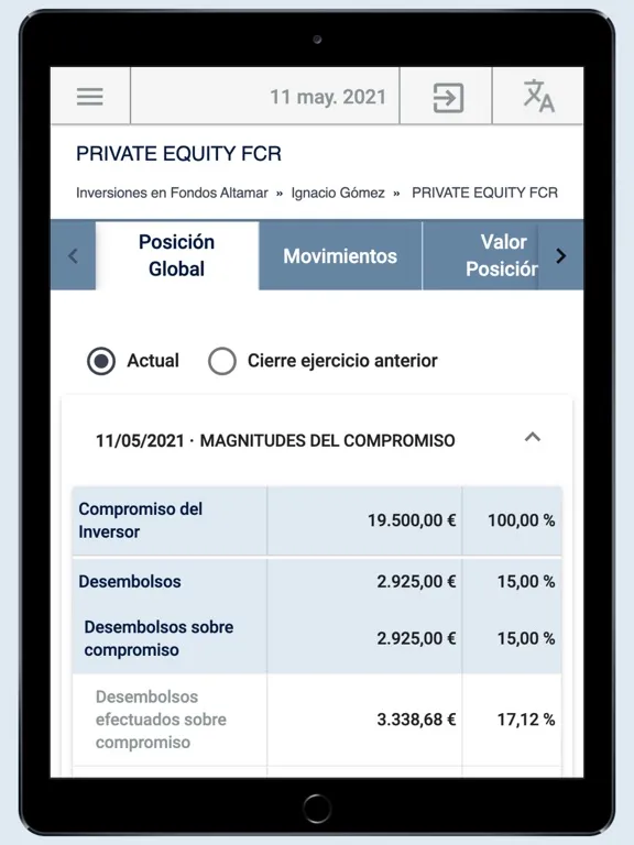 AltamarCAM Partners iPad  Screenshots