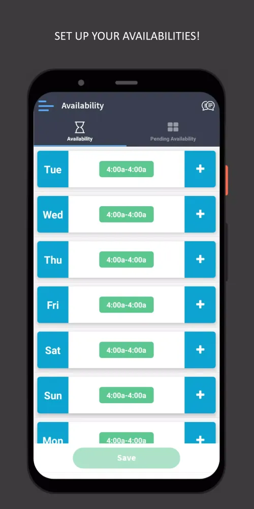 Altametrics Schedules Screenshots