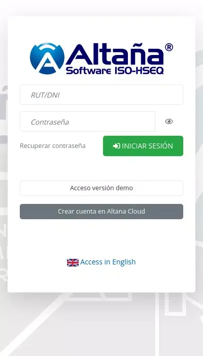 Altana Cloud Screenshots