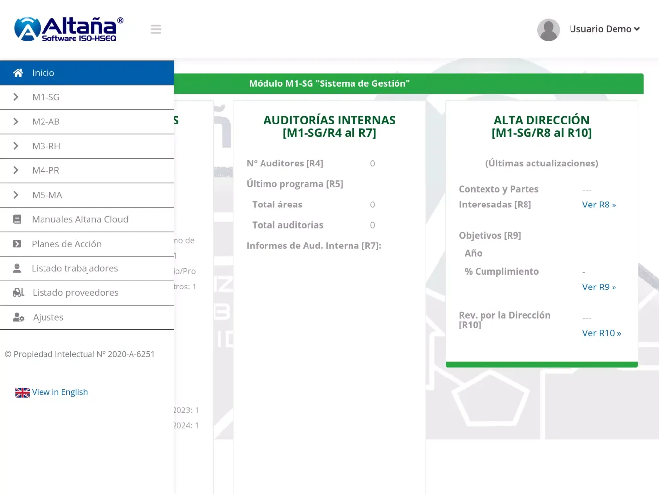 Altana Cloud Screenshots