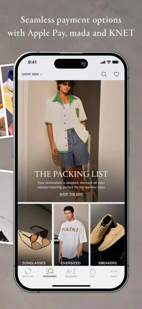 OUNASS Luxury Online Shopping Screenshots