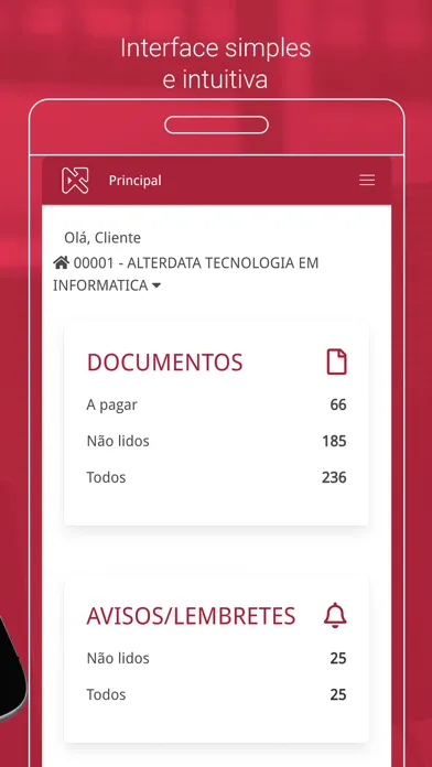 Captures d'écran de Alterdata e-contador