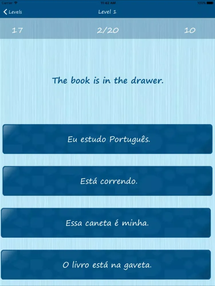 Learn Portuguese Quickly Pro iPad 应用截图