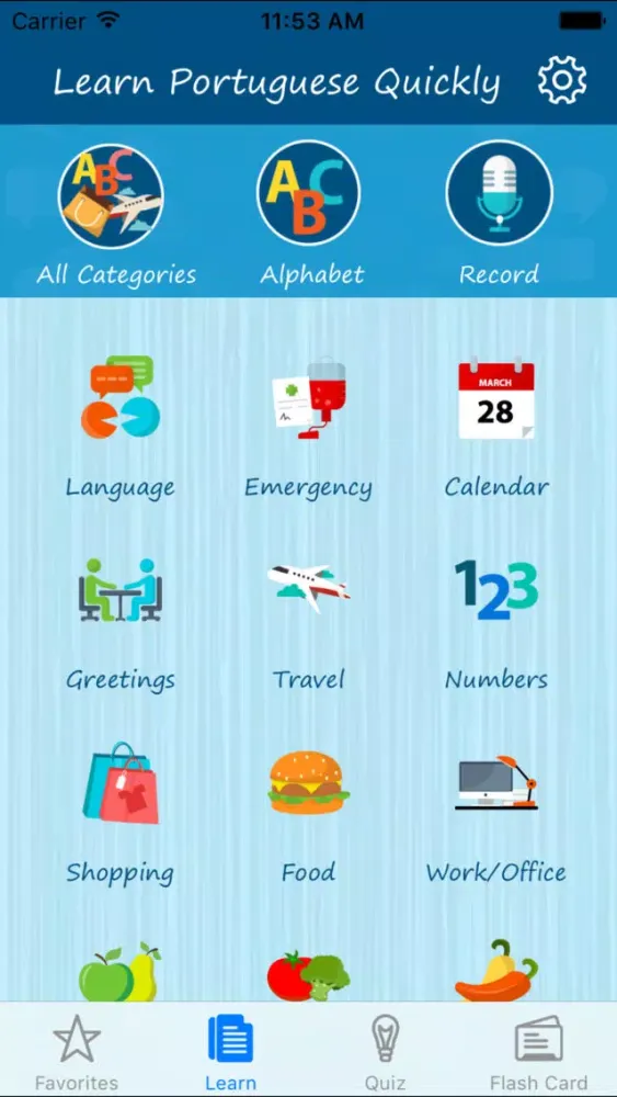 Learn Portuguese Quickly Pro应用截图