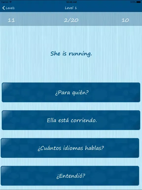 Learn Spanish Quickly - Phrases, Quiz, Flash Card iPad  스크린샷