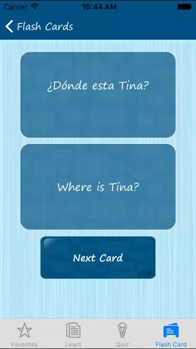 Learn Spanish Quickly - Phrases, Quiz, Flash Card 스크린샷