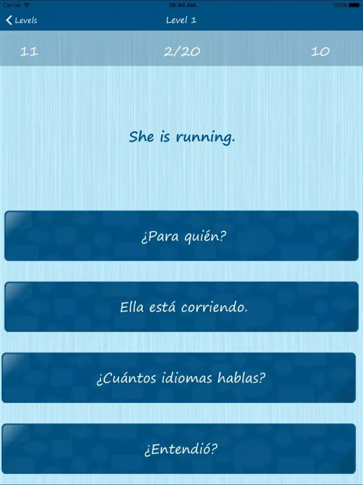 Capturas de pantalla de Learn Spanish Quickly Pro iPad 