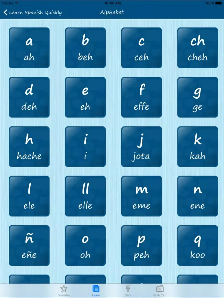 Capturas de pantalla de Learn Spanish Quickly Pro iPad 