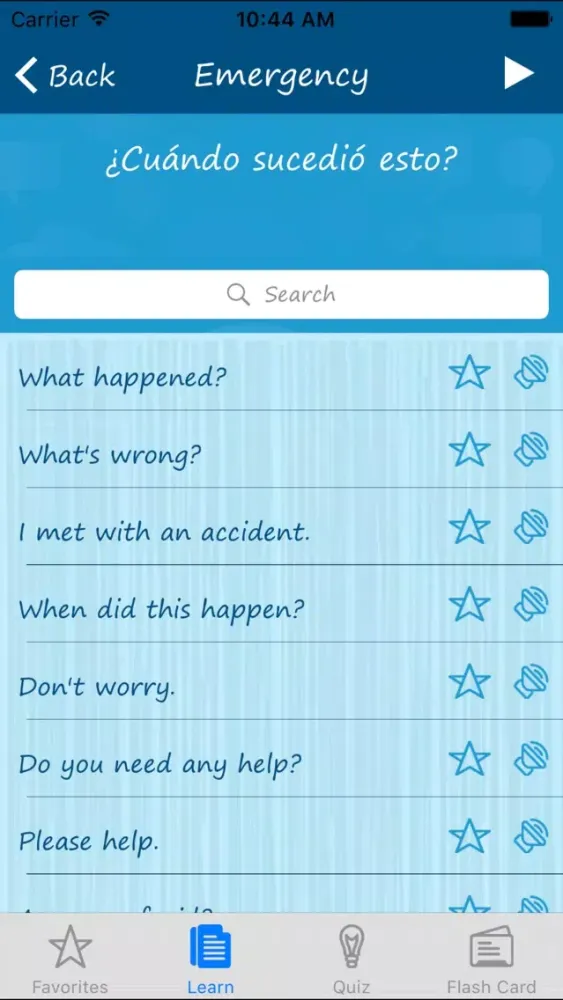 Capturas de pantalla de Learn Spanish Quickly Pro