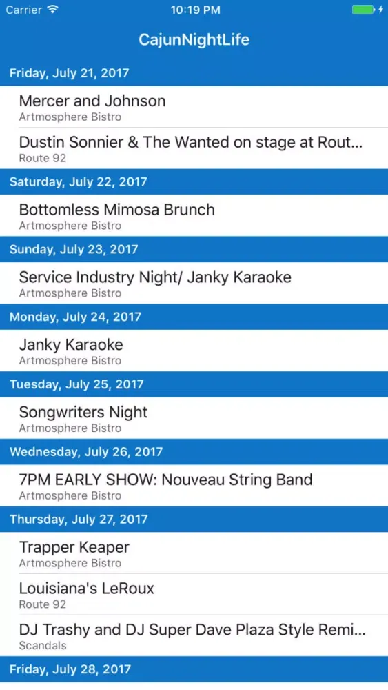 CajunNightLife Screenshots