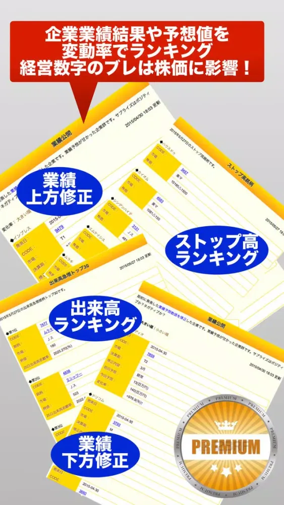 ภาพหน้าจอของ 当たるズバリ株予想