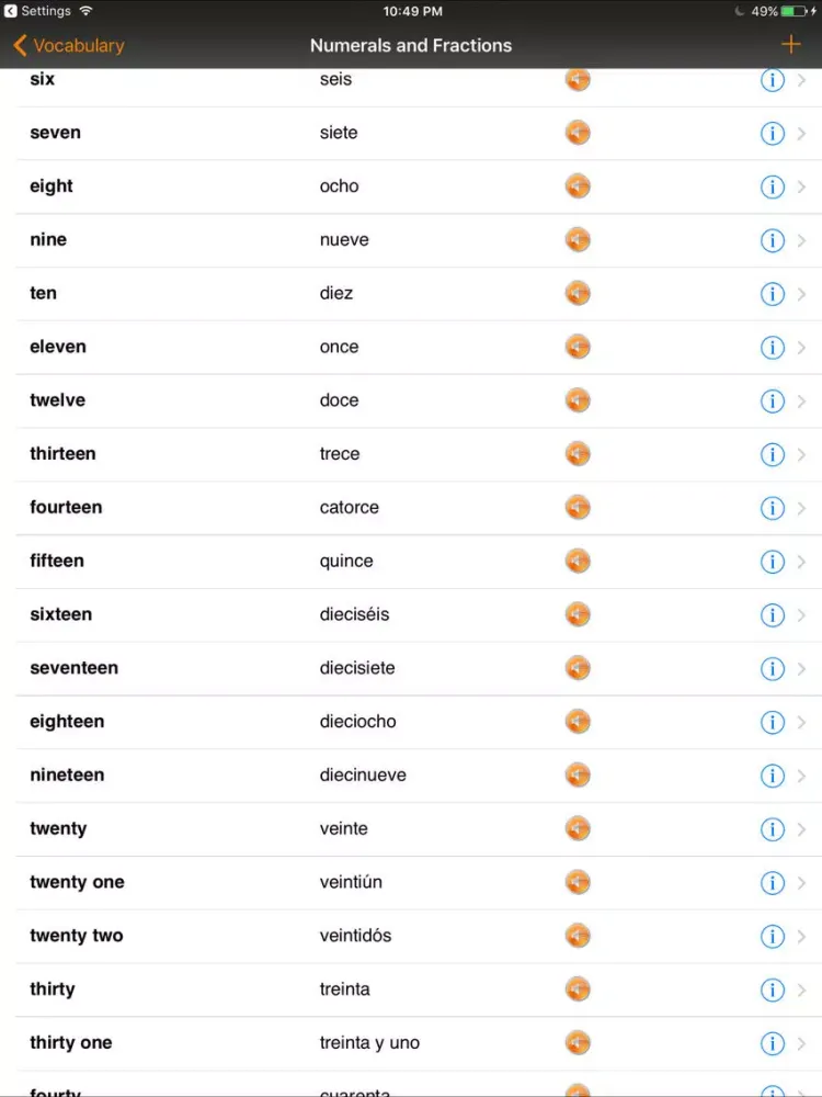 Captures d'écran de Pocket Vocabulary iPad 