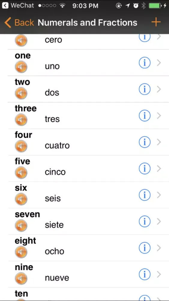 Captures d'écran de Pocket Vocabulary