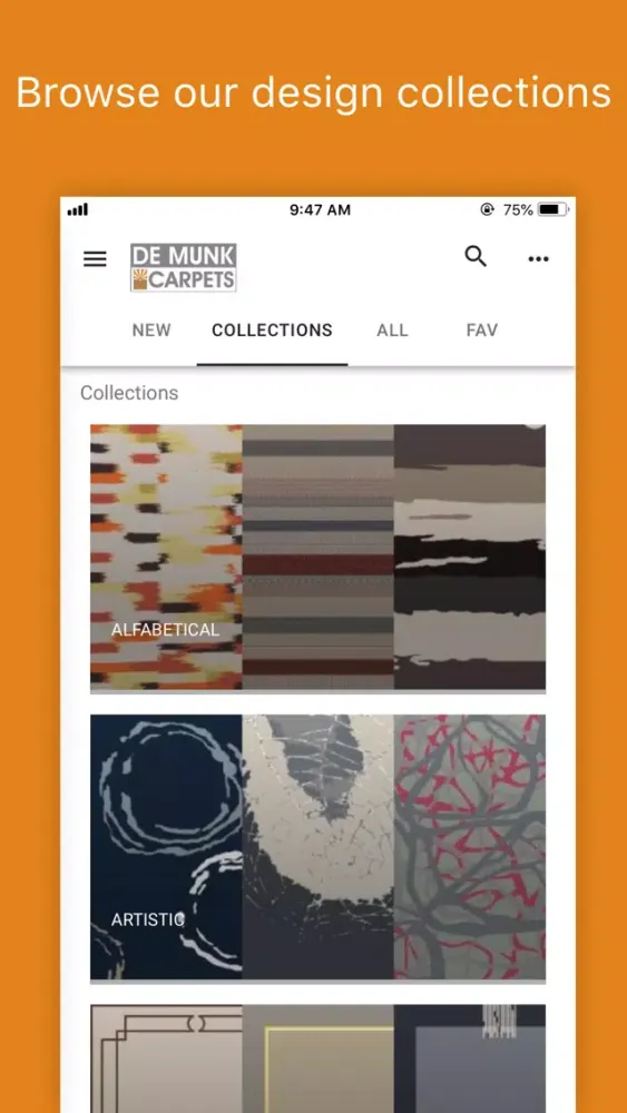 Captures d'écran de De Munk Carpets