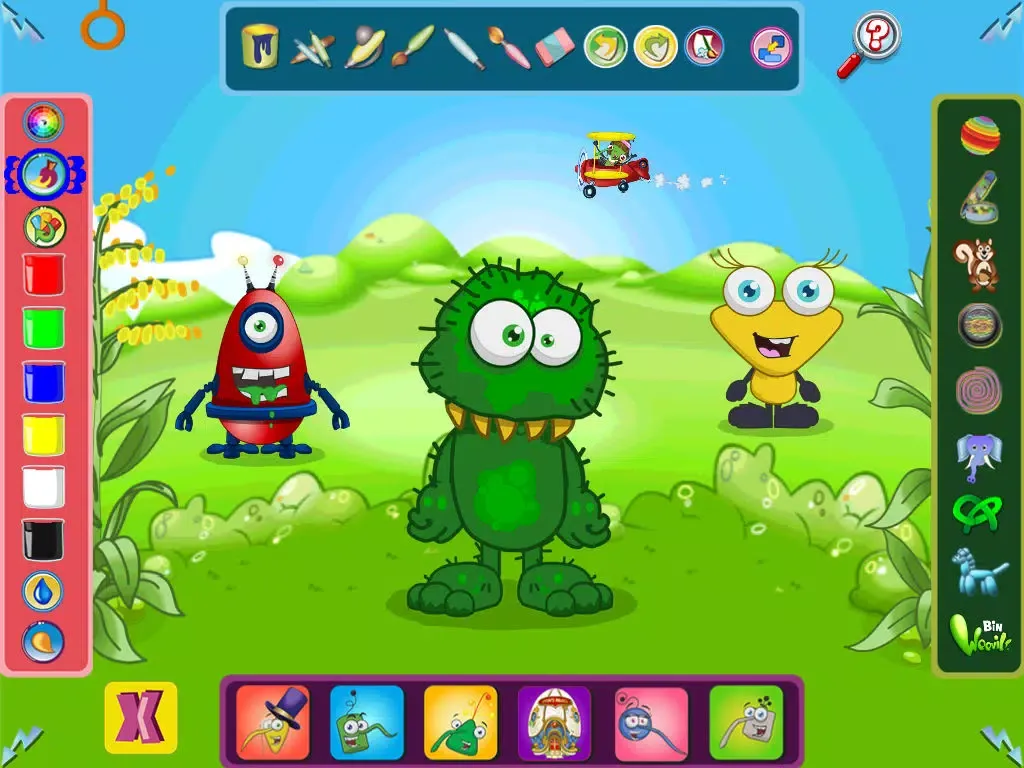 Bin Weevils Arty Arcade iPad  سکرین شاٹس