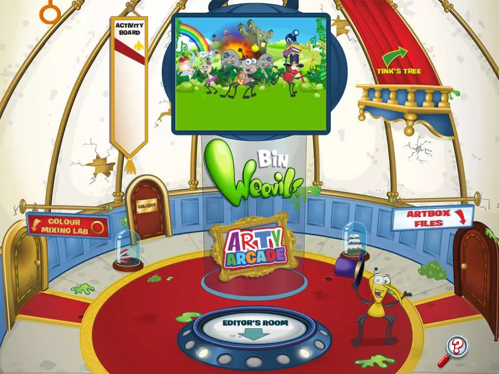 Bin Weevils Arty Arcade iPad  سکرین شاٹس