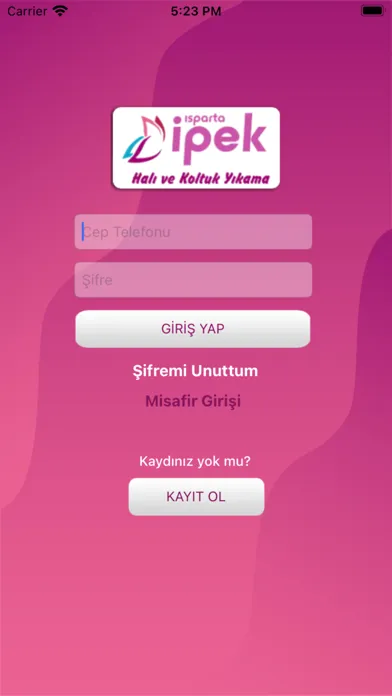 Captures d'écran de Isparta İpek Halı Yıkama