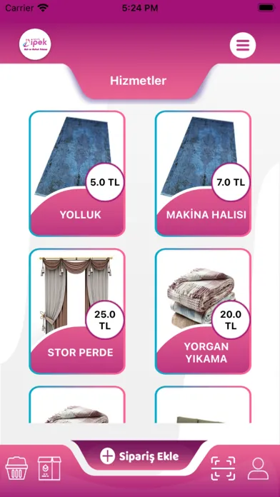 Captures d'écran de Isparta İpek Halı Yıkama