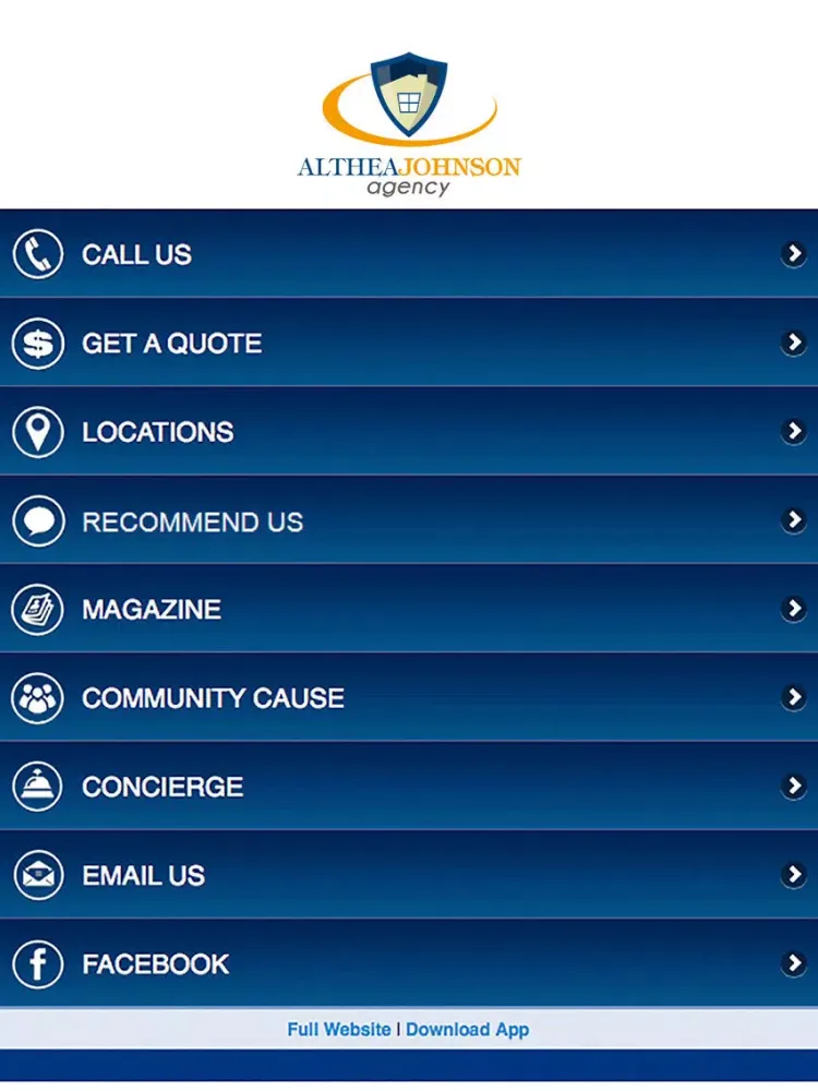 Capturas de tela do Althea Johnson Agency iPad 