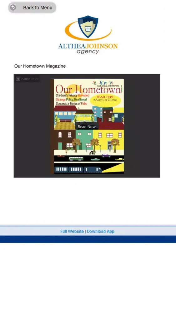 Capturas de tela do Althea Johnson Agency