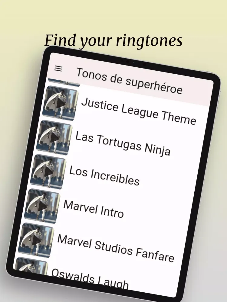 Superhero Ringtone – Sounds Screenshots