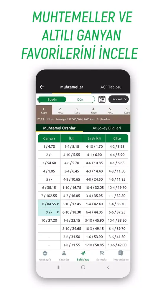 Altılı Ganyan Screenshots