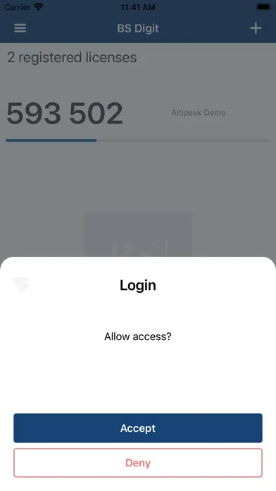 Zrzuty ekranu BS Digit Access