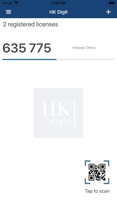 Ảnh chụp màn hình của HK Digit Access