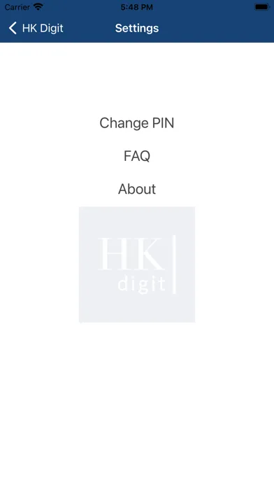Ảnh chụp màn hình của HK Digit Access