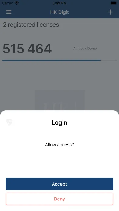 Ảnh chụp màn hình của HK Digit Access