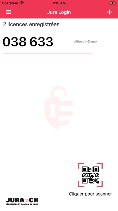 Ảnh chụp màn hình của Jura Login
